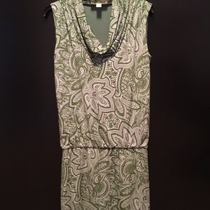 Micheal Kors summer dress! Green and white. XS.